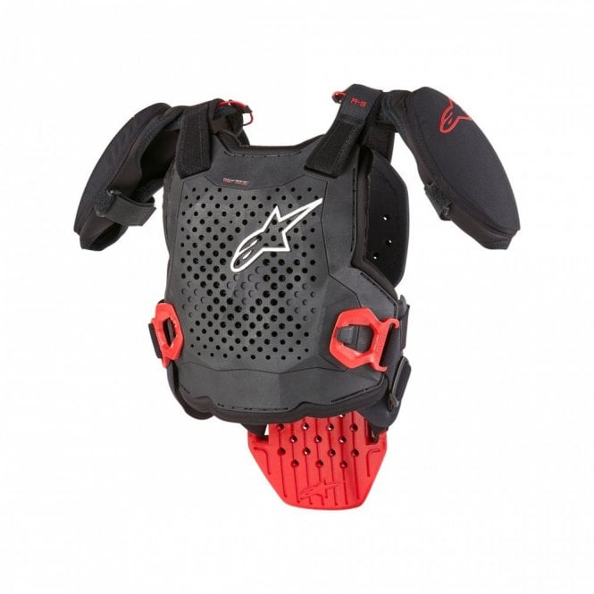 Alpinestars Alpinestars  A-5 S V2 Youth Chest Protector Black White Red - Size L/XL