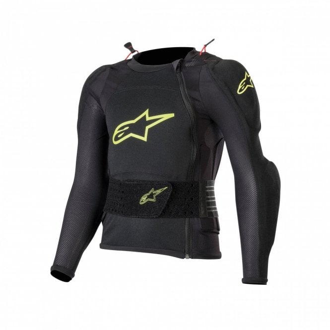 Alpinestars Alpinestars  Bionic Plus Youth Protection Jacket - Long Sleeve Black Yellow Fluo - Size S/M