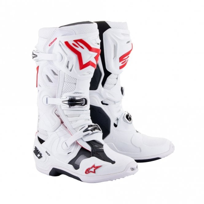 Alpinestars Alpinestars  Tech 10 Supervented - White Bright Red - US 14 / EU 49.5