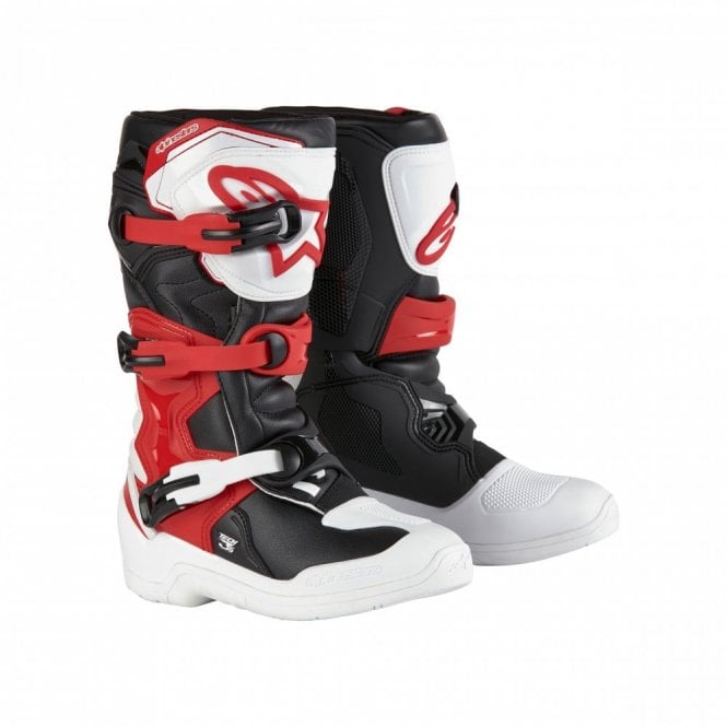 Alpinestars Alpinestars  Tech 3S Youth - White Black Bright Red - US 4 / EU 37