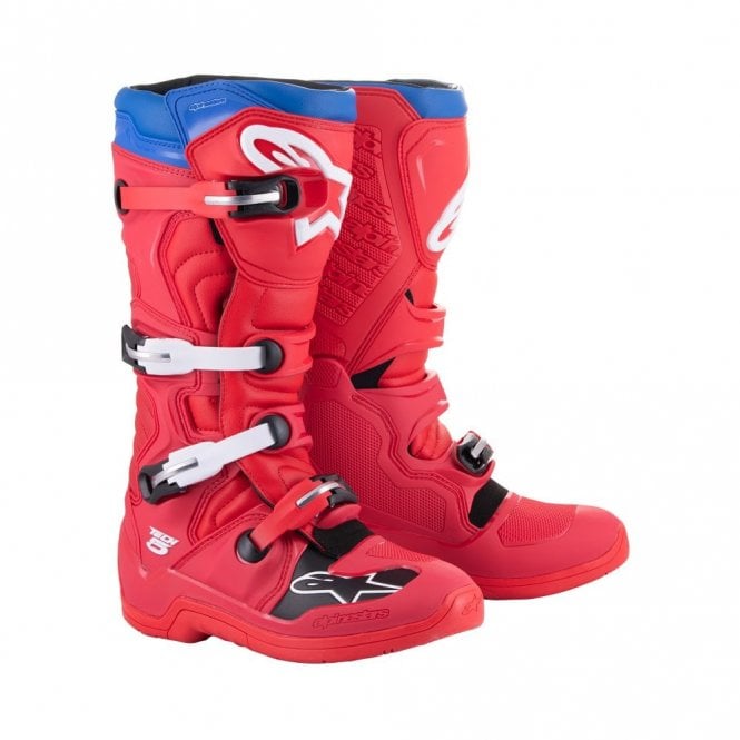 Alpinestars Alpinestars  Tech 5 - Bright Red Dark Red Alpine Blu - US 11 / EU 45.5