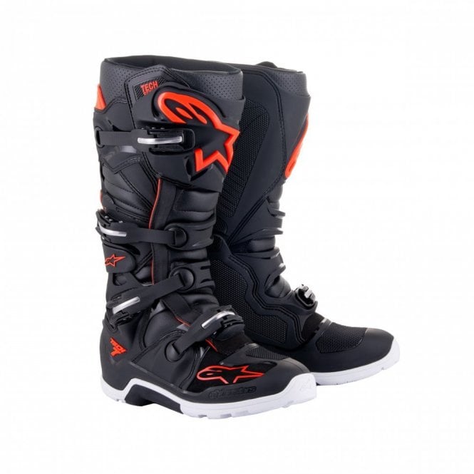 Alpinestars Alpinestars  Tech 7 Enduro - Black Red Fluo - US 11 / EU 45.5