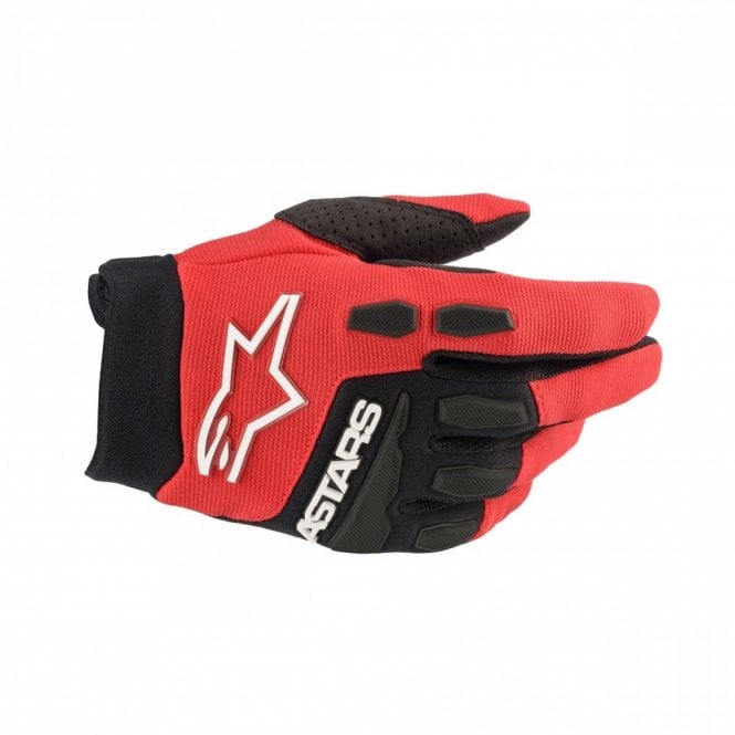 Alpinestars Alpinestars  Youth & Kids Full Bore Gloves - Bright Red Black - Size 2XS