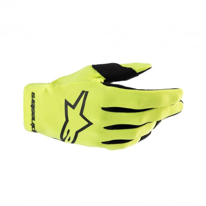 Alpinestars Alpinestars  Youth Radar Gloves - Yellow Fluo / Black - 3XS