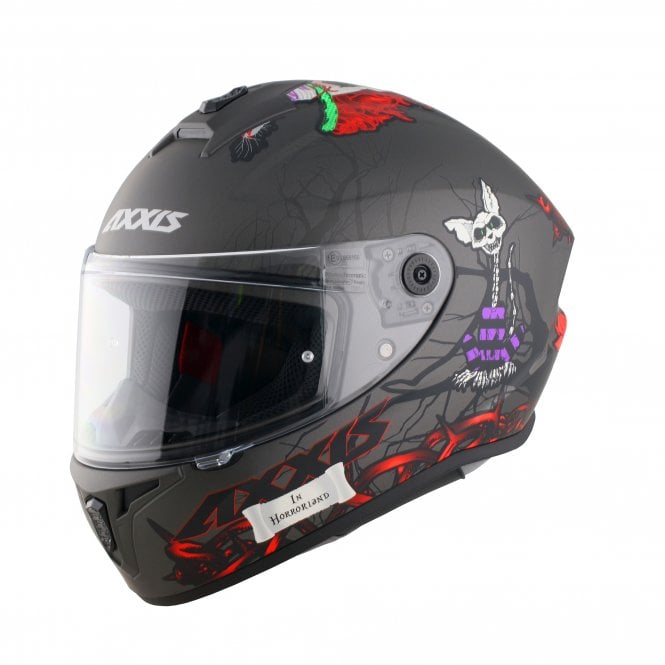 Axxis Axxis  Draken S Horrorland A2 Matt Titanium L 59-60cm Helmet