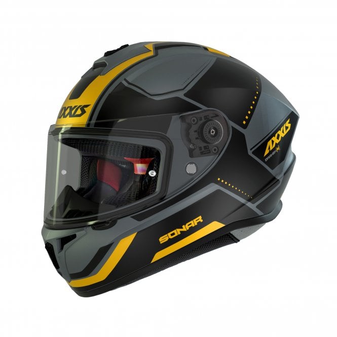 Axxis Axxis  Draken S Sonar C3 Matt Yellow M 57-58cm Helmet