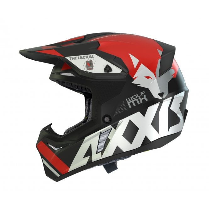 Axxis Axxis  Wolf Jackal B5 Gloss Red L 59-60cm Helmet