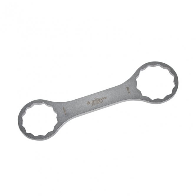 Bikeservice Bikeservice  Tools Fork Cap and Steering Stem Wrench - 45/50mm BS50022