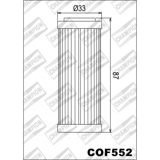 Champion Champion  Oil Filter COF552 (HF652)
