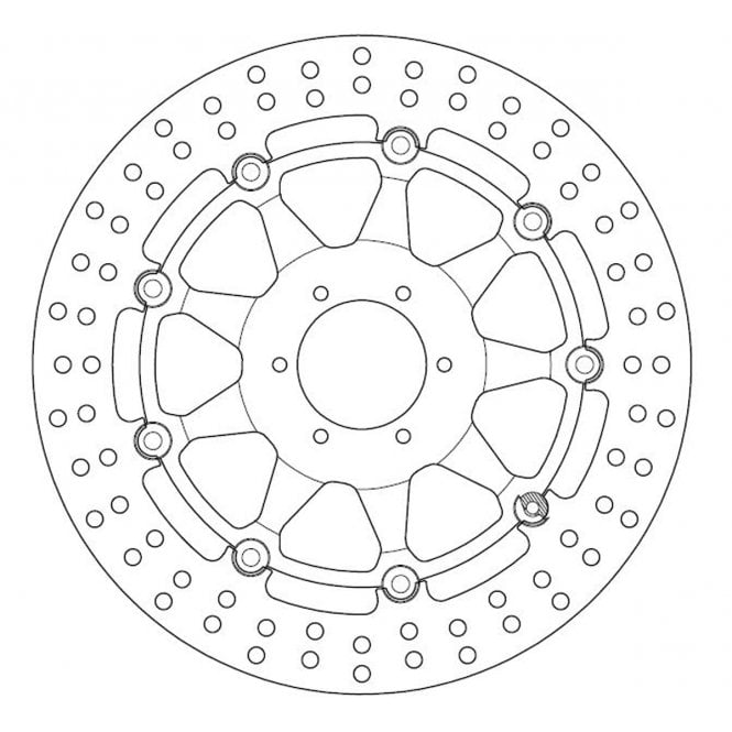 Ferodo Ferodo  Brake Disc Floating Alloy Centre Fmd0128Rx