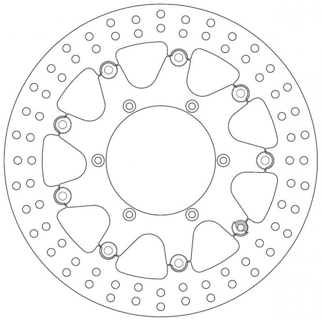 Ferodo Ferodo  Brake Disc Floating Steel Centre Fmd0038Rf