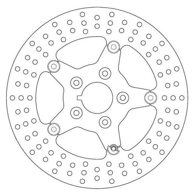 Ferodo Ferodo  Brake Disc Floating Steel Centre FMD0085RF