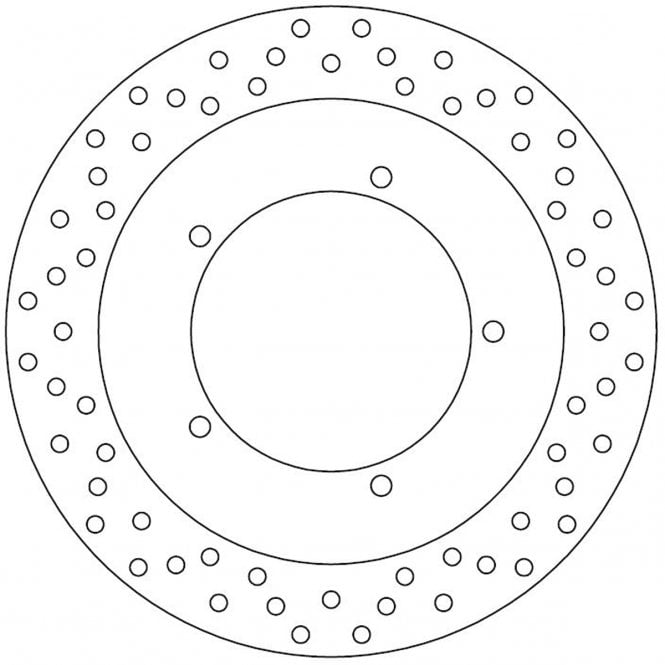 Ferodo Ferodo  Brake Disc Solid Fmd0454R