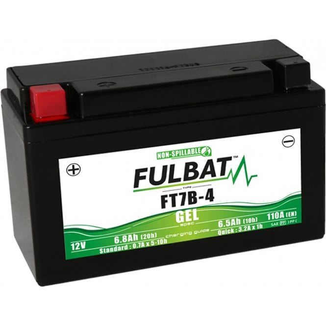 Fulbat Fulbat  FT7B-4 (FT7B-BS) (WC) Gel Factory Activated Battery