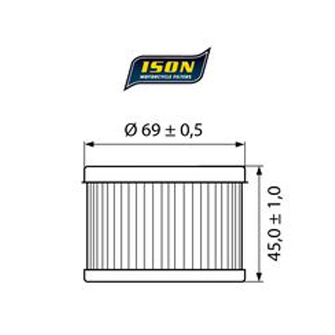 ISON ISON 111 oil filter as HF111 and SF1002