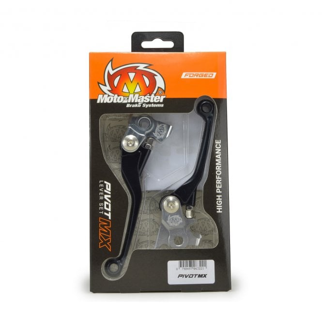 Moto-Master Moto-Master  MX Pivot Lever Set - Forged Black - KTM - 101392