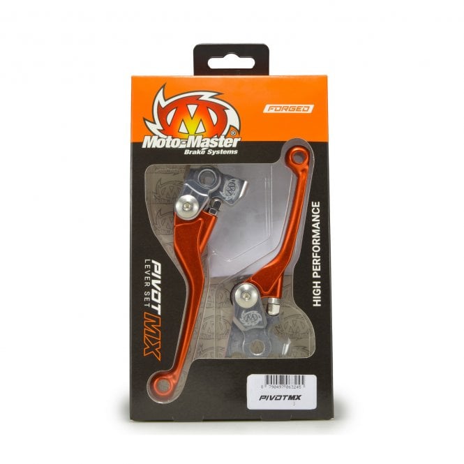 Moto-Master Moto-Master  MX Pivot Lever Set - Forged Orange - KTM - 101395