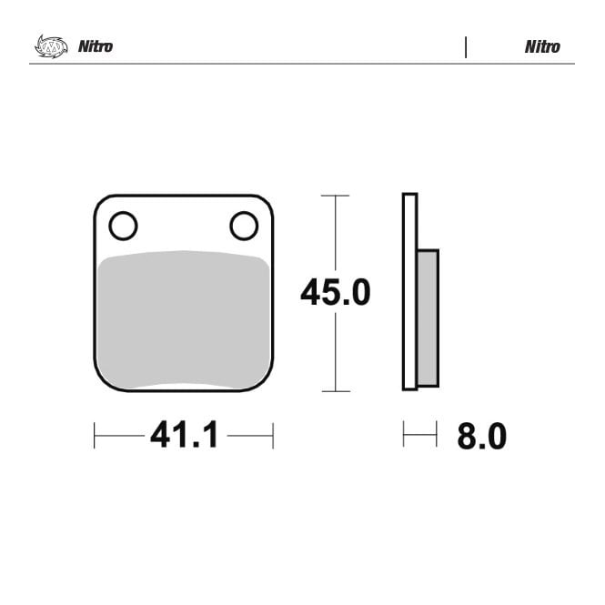 Moto-Master Moto-Master  Nitro 90021 Brake Pads