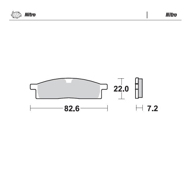 Moto-Master Moto-Master  Nitro 91221 Brake Pads