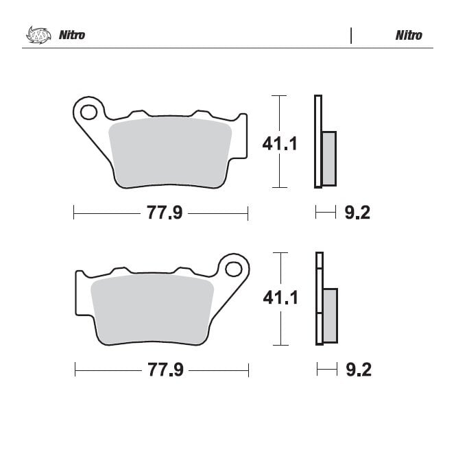 Moto-Master Moto-Master  Nitro 93221 Brake Pads