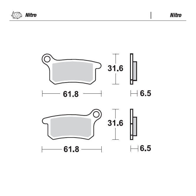 Moto-Master Moto-Master  Nitro 94621 Brake Pads