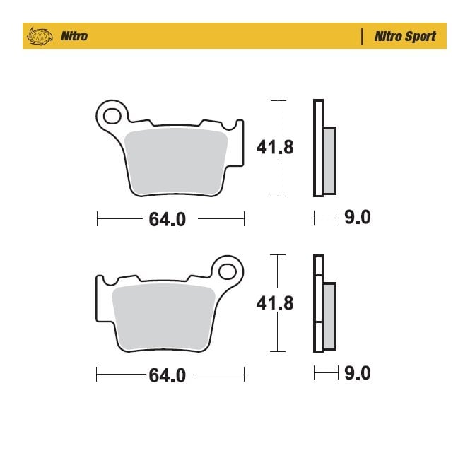 Moto-Master Moto-Master  Nitro Sport 94422 Brake Pads