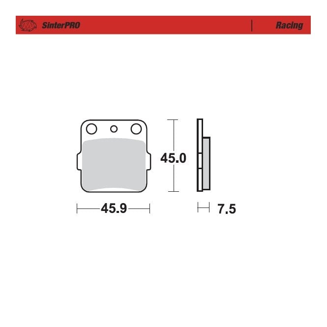 Moto-Master Moto-Master  Racing 91411 SinterPRO Brake Pads