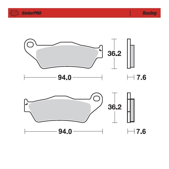 Moto-Master Moto-Master  Racing 93011 SinterPRO Brake Pads