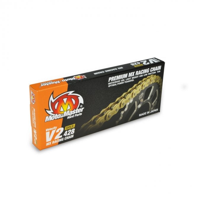 Moto-Master Moto-Master  V2 428-130 Gold Chain (with Clip)