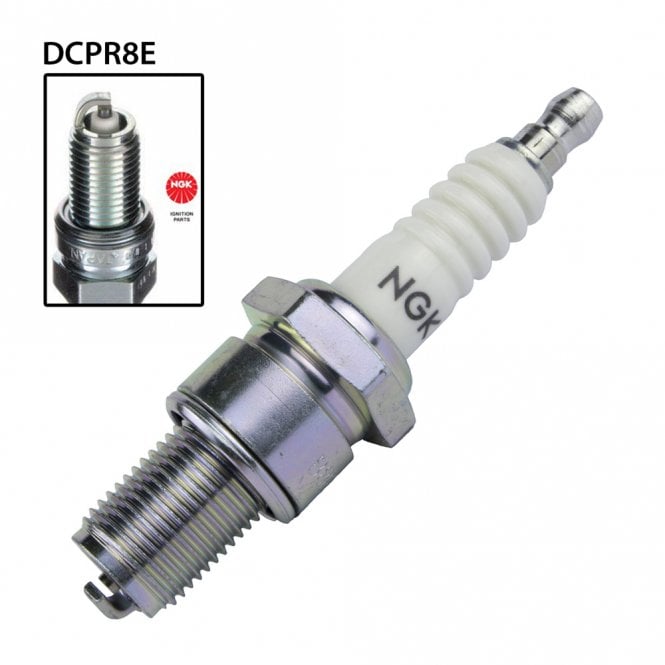 NGK NGK  DCPR8E (Fixed Nut) Spark Plug (4179)