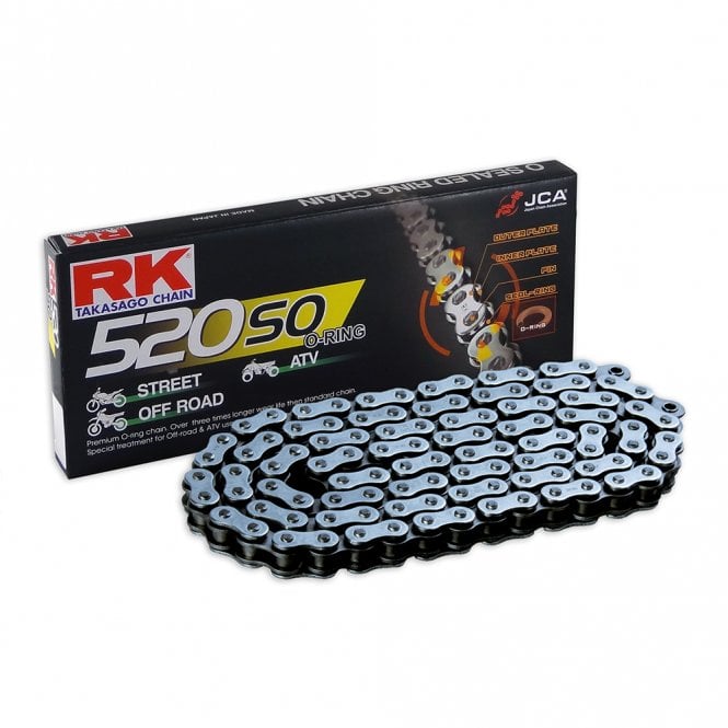 RK RK  520SO-116 O-Ring Clip Link Chain - Off Road