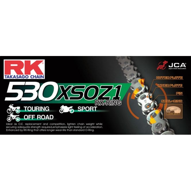 RK RK  530XSOZ1 Per Link (100FT=1920) RX-Ring Chain