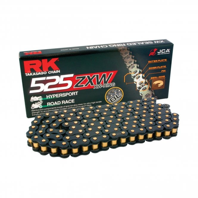 RK RK  BL525ZXW-104 Black Scale XW-Ring Chain