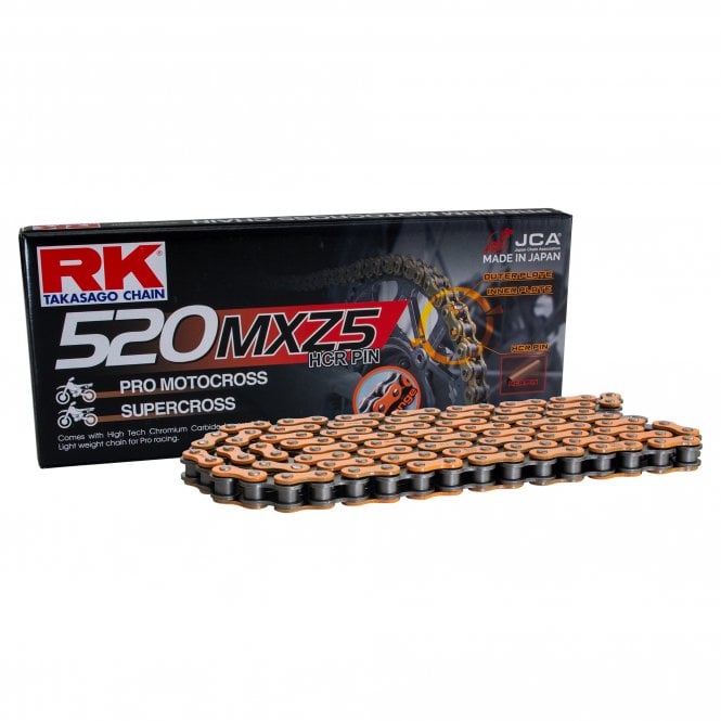 RK RK  DD520MXZ5-120 Orange Pro MX Chain