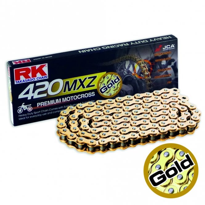 RK RK  GB420MXZ-102 Gold Premium MX Chain