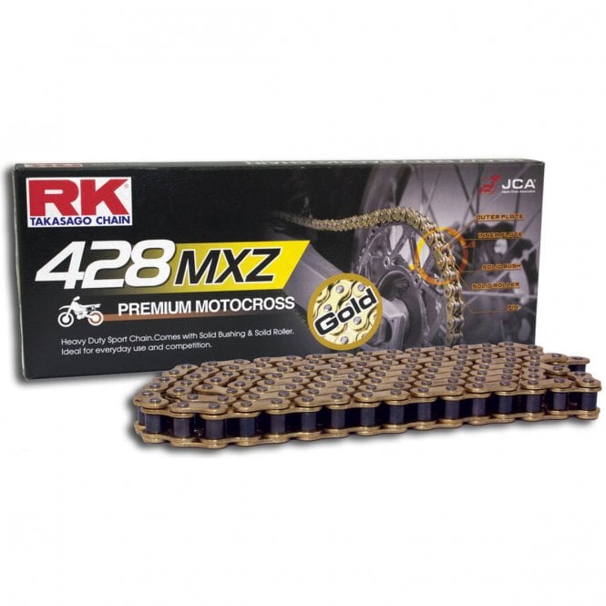 RK RK  GB428MXZ-112 Gold Premium MX Chain