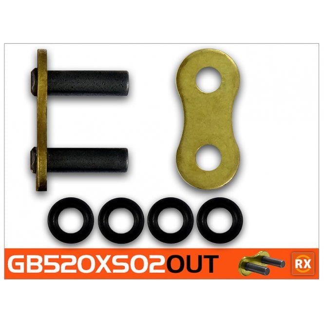 RK RK  GB520XSO-CLF Gold RX-Ring Con Rivet Link