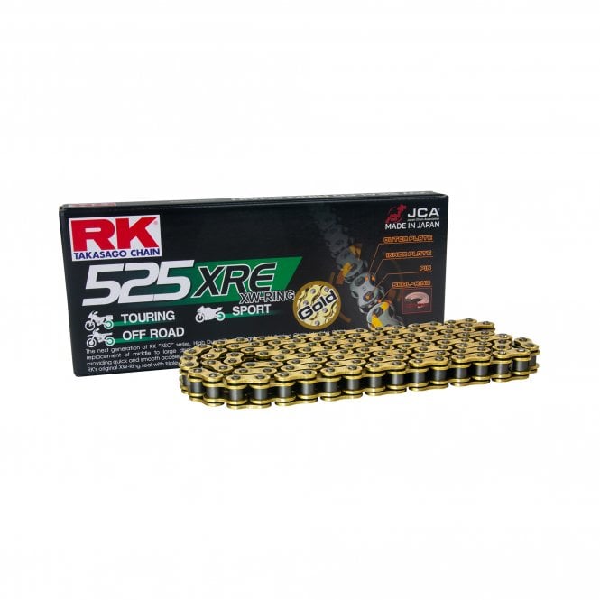 RK RK  GB525XRE-100 XW-Ring Gold Chain