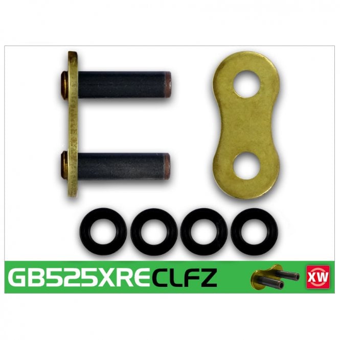 RK RK  GB525XRE-CLFZ XW-Ring Gold Chain Rivet Link