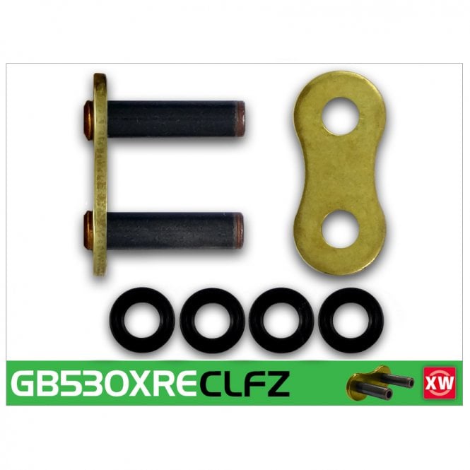 RK RK  GB530XRE-CLFZ XW-Ring Gold Chain Rivet Link