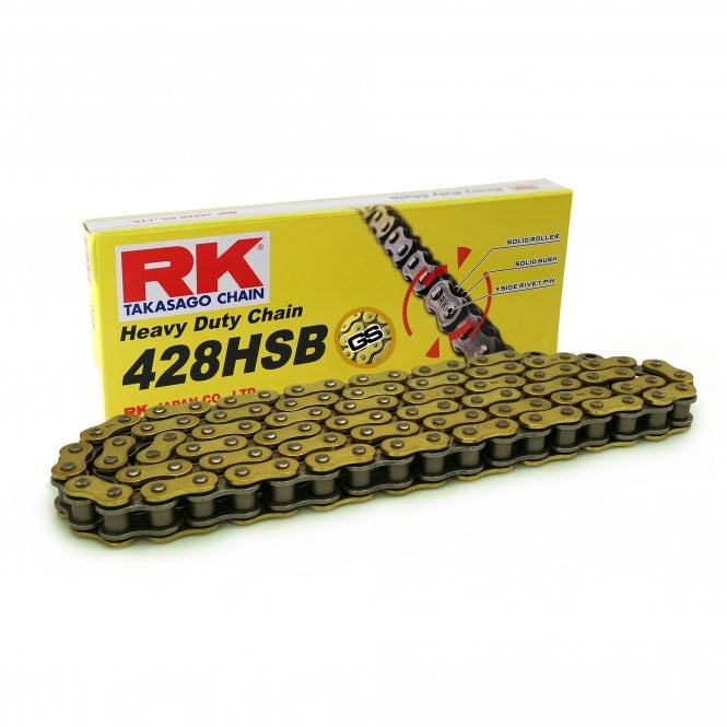 RK RK  GS428HSB-122 Gold Heavy Duty Chain