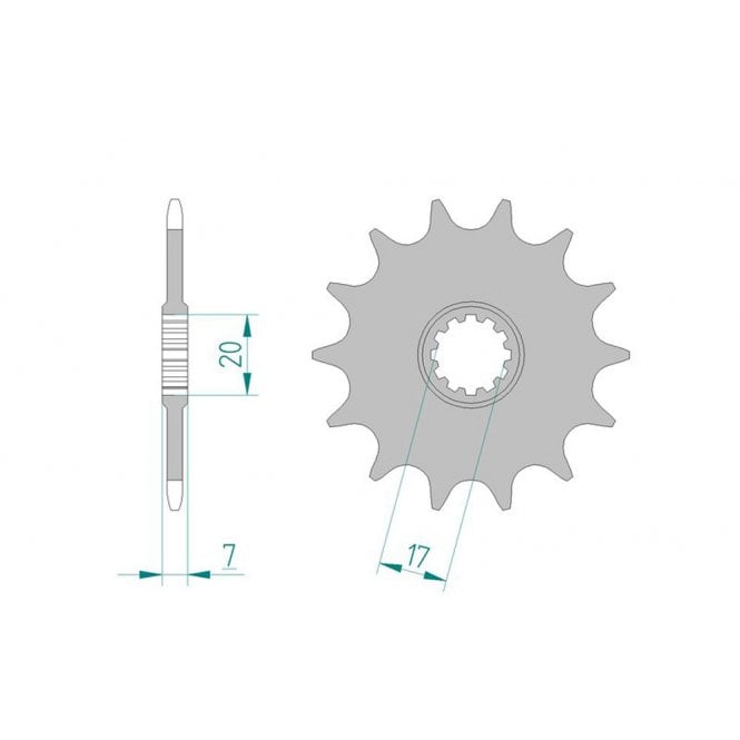 CHT CHT Sprocket Front 4020-13 No JTR - Special Order