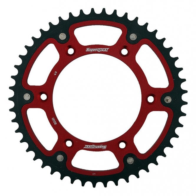 Supersprox Supersprox  Rear Stealth RST-8000-49 Red Sprocket