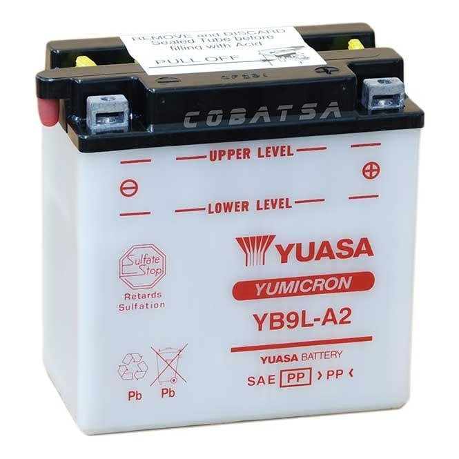 YUASA YUASA  YB9L-A2 (CP) 12V Combi-Pack YuMicron Battery